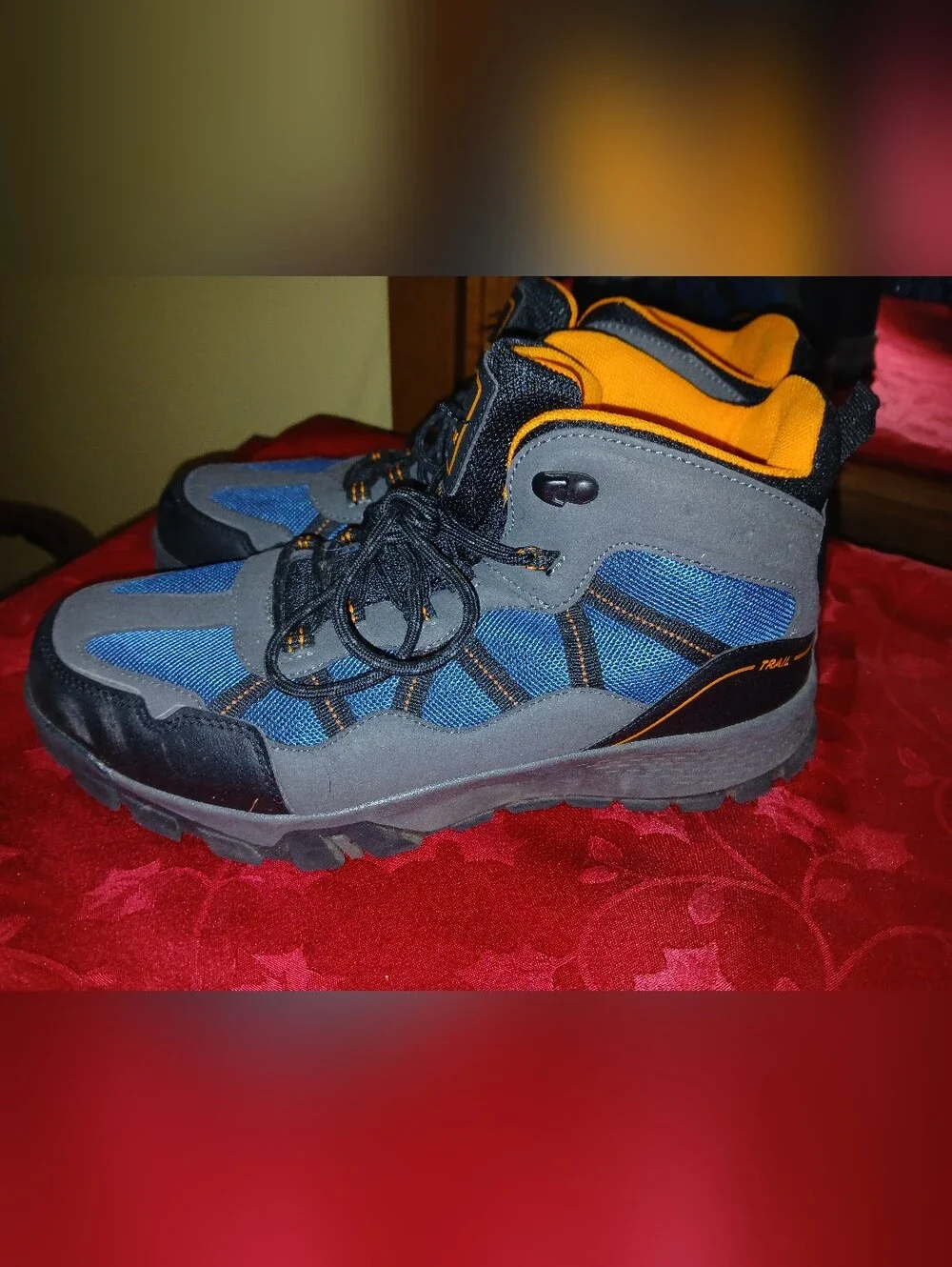 Southpole Men’s Hiking/Work Boots - Blue & Gray - Size 10.5